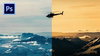 Golden hour light effect in Photoshop [Editing tutorial for Aviation Photography]