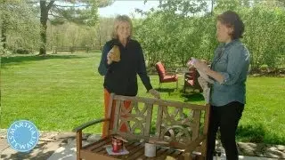 Ask Martha Antiquing a Bench - Martha Stewart