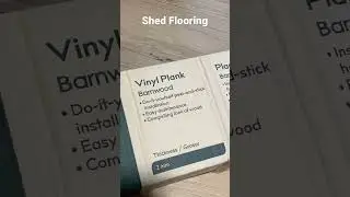 Shed flooring!!