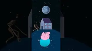 Scary Siren Head and Peppa Pig? Pop Peppa Pig Family in the Backrooms! #shorts