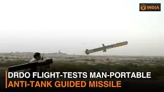 DRDO flight-tests man-portable anti-tank guided missile