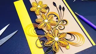 Quilling Paper Craft: Quilling Art Paper Card - Thiệp Giấy Nghệ Thuật Thủ Công