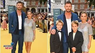 Back Together in Style! 💑✨ Chris Hemsworth & Elsa Pataky Reunite at Limitless Premiere 🎬👨&zwj;👩&zwj;👦