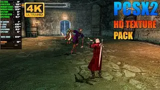 Devil May Cry 1 - ( PCSX2 4K 60FPS ) + Configuration + HD Texture Pack | PS2 Emulator (2024)