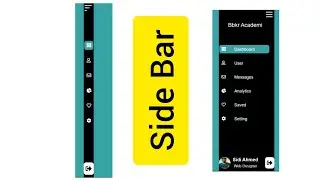 Side Bar | using html css and JavaScript