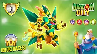 Dragon City - High Five Dragon, A brand new HEROIC RACE [EXCLUSIVE DRAGON] 😱