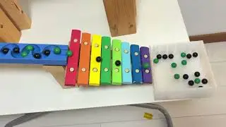 Marble Run Race ASMR ✨ 3D printed track + Snake-shaped wooden track + square track