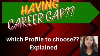 When you have a carrier gap which profile to choose Explained