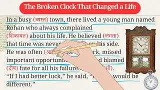 English Moral Story with Hindi Translation 📖 | अंग्रेज़ी सीखे Story से, Short English Story #stories