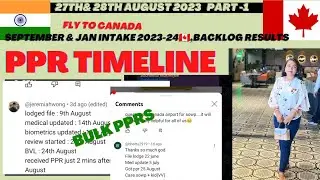 28th August 2023,PPR Timeline,PPR Timeline Canada, PPR Timeline Today #pprtimeline #canadappr