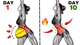 GOODBYE HANGING BELLY:🔥 Burn 500+ Calories in 30 Min! HIIT Full Body Standing Workout (No Jumping)