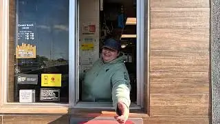 McDonald's Drive Thru, $5 McMuffin Breakfast Meal with Coffee, Peebles, Ohio, 29 Aug 2025, NGH10475
