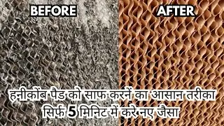 Honeycomb Pad Cleaning At Home | कूलर के हनीकोंब पैड की सफाई का आसान तरीका | Cooler Pads Cleaning