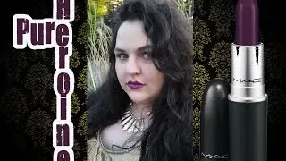 Свотчи помады MAC Pure Heroine + сравнения из коллекции Lorde 2014