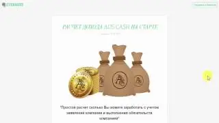 #ADS CASH. Расчет прибыли.