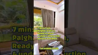 Flats with balcony ! Palghar west ! Call 8268515555 ! 1 bhk 2 bhk ! Nirvana eco homes ! shorts