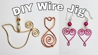 DIY Cork Wire Jewelry Making Jig