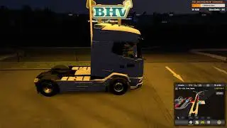Стрим #224 Euro Truck Simulator 2 Multplayer DAF XG+ #blackwhitegrey
