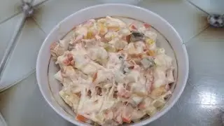 Qarğıdalı salatının düzəldilməsi# salatlar