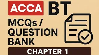 ACCA/BT chapter number 1 (question bank) #acca 