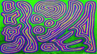 Graffiti Stew, collaborative animated music video, neoclassical EDM NFT, trippy psychedelic rainbows