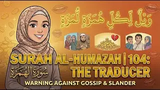 Surah 104 (Al-Humazah) &mdash; The Consequence of Arrogance & Mockery