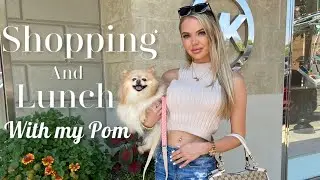 Shopping and Lunch Date with Daisy my Pomeranian 🛍