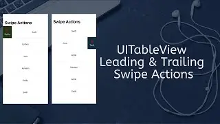 How To Implement UITableView Leading & Trailing Swipe Actions in Swift iOS