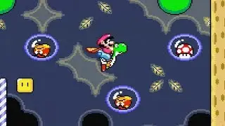 Super Mario World 100% Walkthrough - World 5 (All Secret Exits)