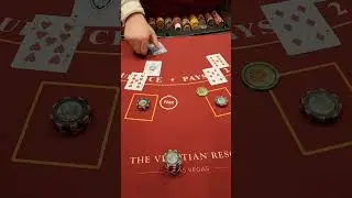 $300 into $2,500 in 4 blackjack hands! #blackjack #vegas #casino