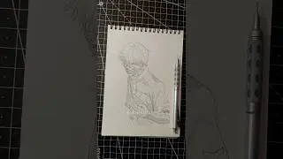Drawing Ken Kaneki | Tokyo ghoul😈 #shorts