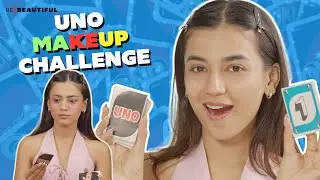 Trying Uno Makeup Challenge 💄🔢 | Fun Makeup Challenge to Try at Home | Be Beautiful