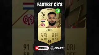 FIFA 22 TOP 5 FATSTEST GOLD CB'S✅⚡