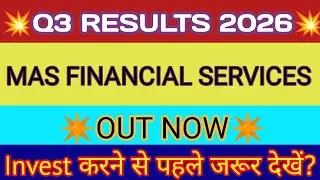 Mas Financial Q3 Results 🔴 Mas Financial Results 🔴 Mas Financial Share Latest News