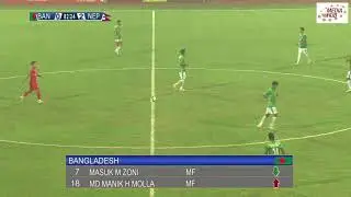 Nepal (2) - Bangladesh (1) || Nepal Vs Bangladesh || Three Nations cup 2021 Final