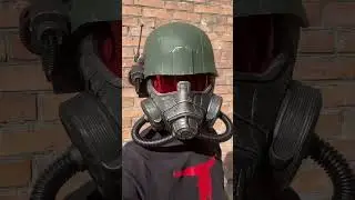 NCR elite riot gear helmet from CyberCraft