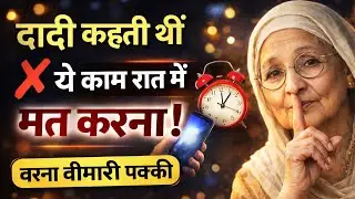 दादी कहती थीं ❌ ये काम रात में मत करना! वरना बीमारी पक्की 😱 | Sheeba Voice