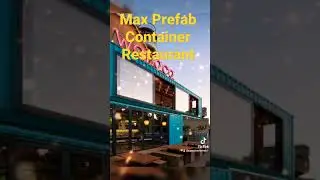 Customized prefab container restaurant by Max Prefab