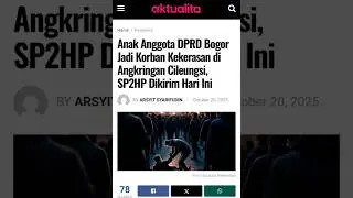 Anak Anggota DPRD Bogor Jadi Korban Kekerasan di Angkringan Cileungsi, SP2HP Dikirim Hari Ini