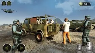OffRoad US Army Helicopter Prisoner Transport Game Android Gameplay