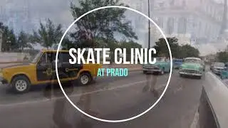 Skate Girls Tribe Skateboard Clinic at Prado, Havana