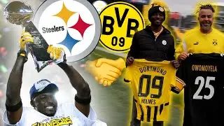 Owo meets Super Bowl MVP! | BVB x Pittsburgh Steelers