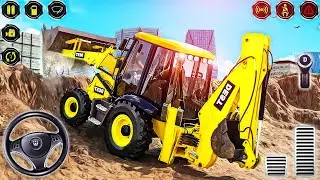 JCB Backhoe Loader Simulator - Railway Bridge JCB Games 3D - Android GamePlay