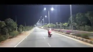 Siddipet Outer Ring Road butterfly street lights clean and green city