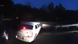 Stretch Limo Gets Stuck At Forks of the Credit.