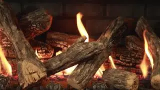 Grand Traditional Logs & Grey Brick Liner | Valor LT2 Gas Fireplace