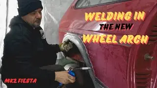 Welding a Completely Rusted Wheel Arch Back Together