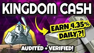 Kingdom Cash Review (EARN 4.35% DAILY ROI!) | MASSIVE New Project! | Gamefied DeFi Passive Income!!
