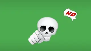 Skull Face Green Screen Template | Troll Face Green Screen Template 