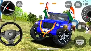 Doller song modified mahindra Blue thar😈indian Car Simulator 3D Car Live Android Games 2026 Part.99